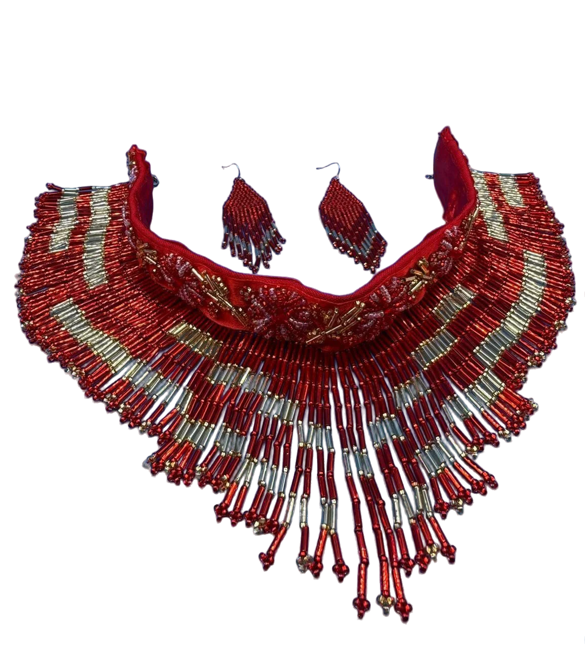 Juego de collar y aretes